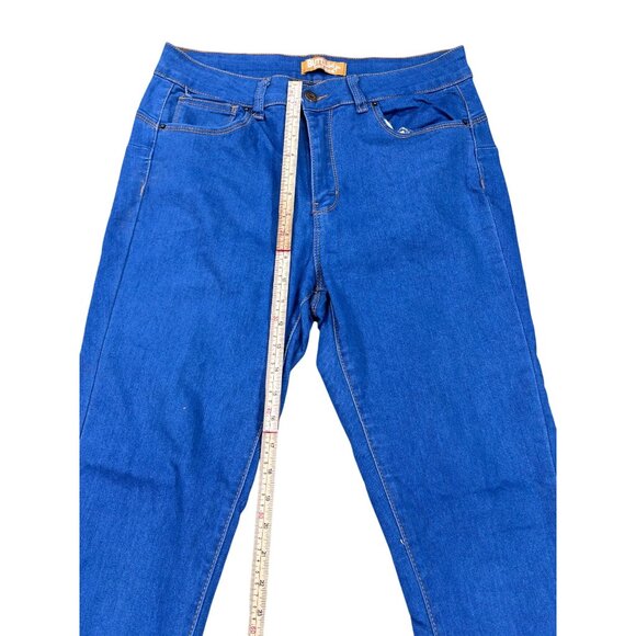 Womens Wax Jean "Butt I Love You" Blue Skinny Jeans Size 11 - Picture 6 of 14